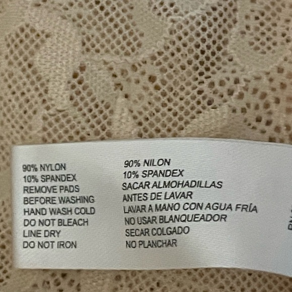 Danskin Intimates Rose Pink Lacy Camisole Size Medium - Picture 10 of 10